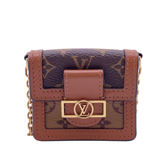 LOUIS VUITTON Accessory pouch M80250 Monogram Brown Monogram Micro Dauphine