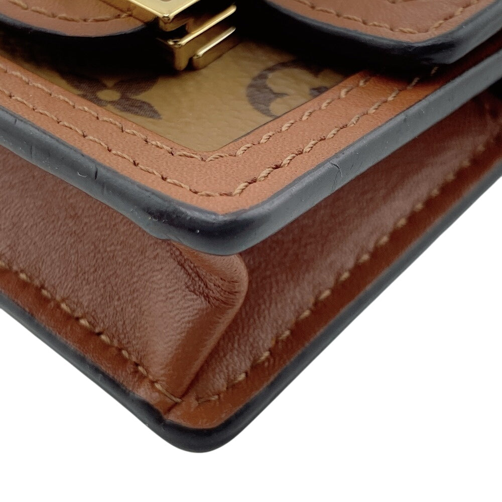 LOUIS VUITTON Accessory pouch M80250 Monogram Brown Monogram Micro Dauphine