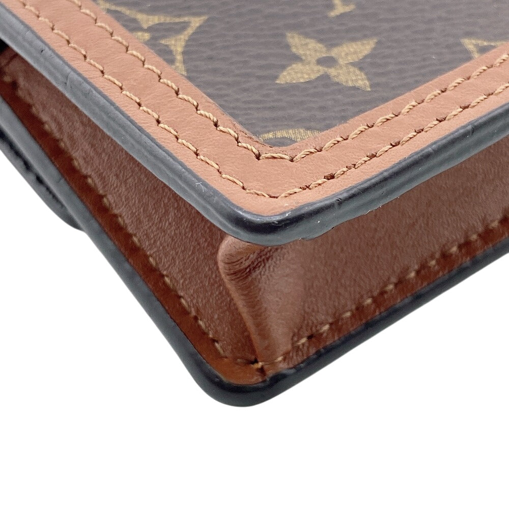 LOUIS VUITTON Accessory pouch M80250 Monogram Brown Monogram Micro Dauphine
