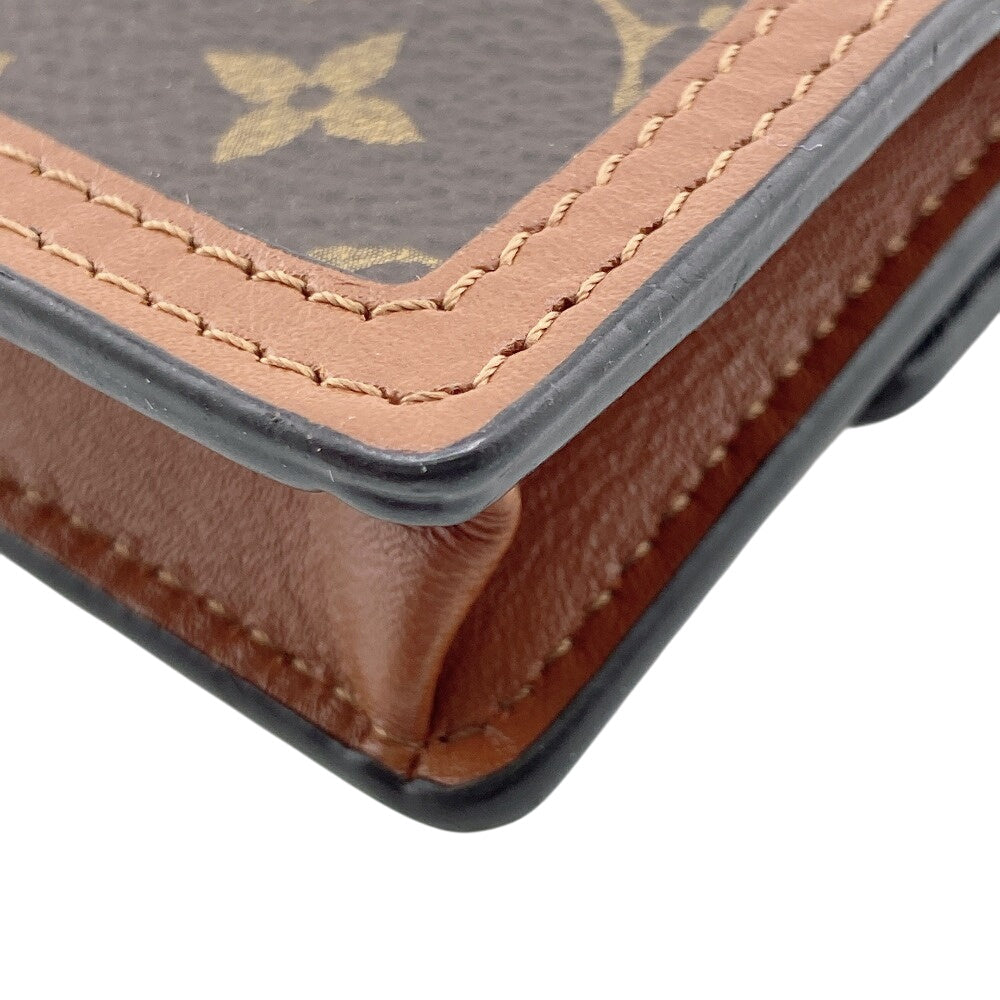 LOUIS VUITTON Accessory pouch M80250 Monogram Brown Monogram Micro Dauphine