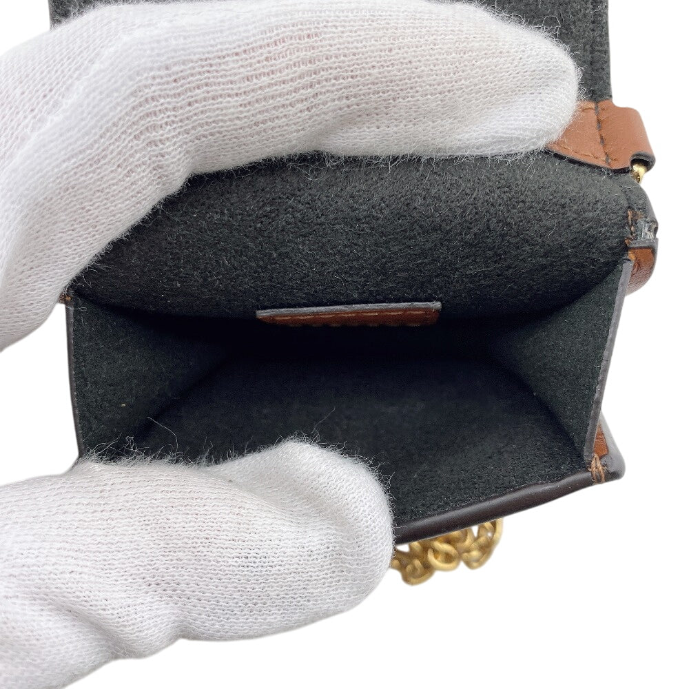 LOUIS VUITTON Accessory pouch M80250 Monogram Brown Monogram Micro Dauphine