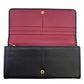 LOEWE Long Wallet Purse leather black