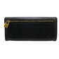 LOEWE Long Wallet Purse leather black