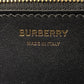 BURBERRY Handbag Calf leather black TB logo Frances