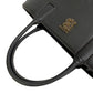 BURBERRY Handbag Calf leather black TB logo Frances