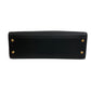 BURBERRY Handbag Calf leather black TB logo Frances