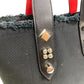 Christian Louboutin Handbag canvas black flange bus