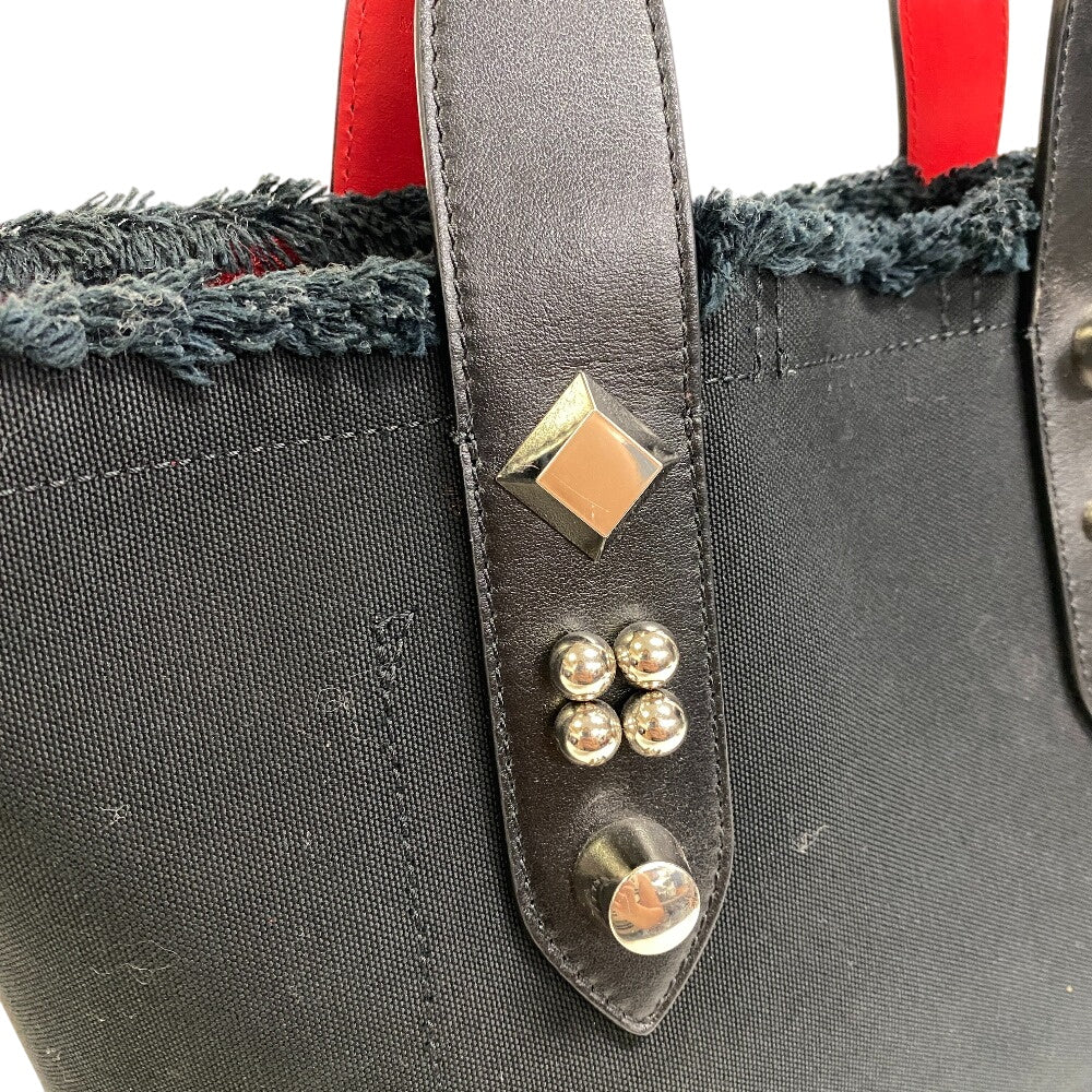 Christian Louboutin Handbag canvas black flange bus