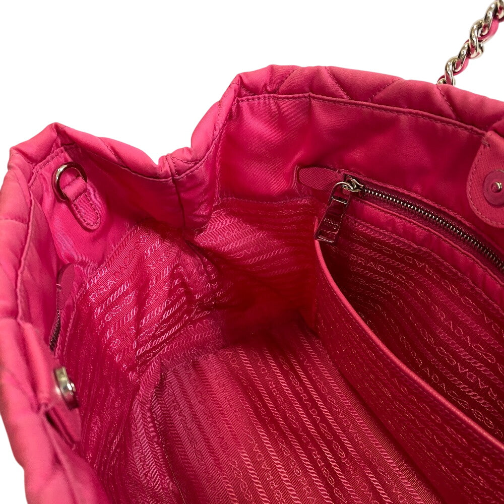 PRADA Tote Bag 1BG740 Nylon Fusha pink Tessuto Impuntu