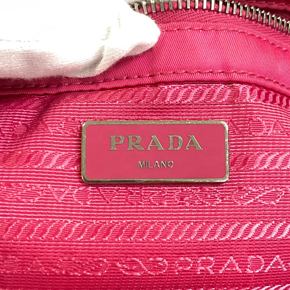 PRADA Tote Bag 1BG740 Nylon Fusha pink Tessuto Impuntu