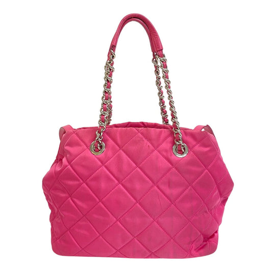 PRADA Tote Bag 1BG740 Nylon Fusha pink Tessuto Impuntu