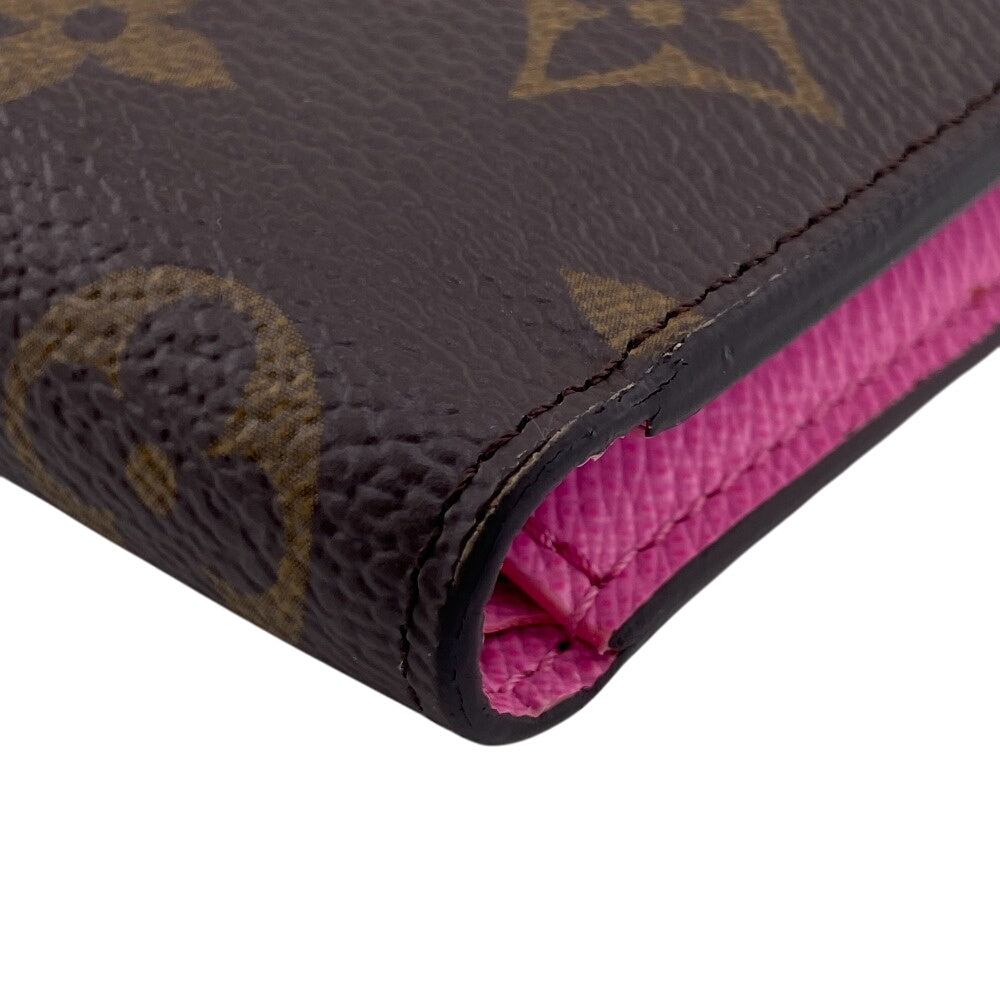 LOUIS VUITTON Bifold Wallet M82383 leather Brown Monogram Portefeuille Lisa