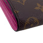 LOUIS VUITTON Bifold Wallet M82383 leather Brown Monogram Portefeuille Lisa