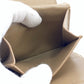 CELINE Tri-fold wallet leather beige Small trifold wallet