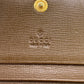 GUCCI Bifold Wallet 648848 GG Supreme Canvas, PVC Brown GG Supreme