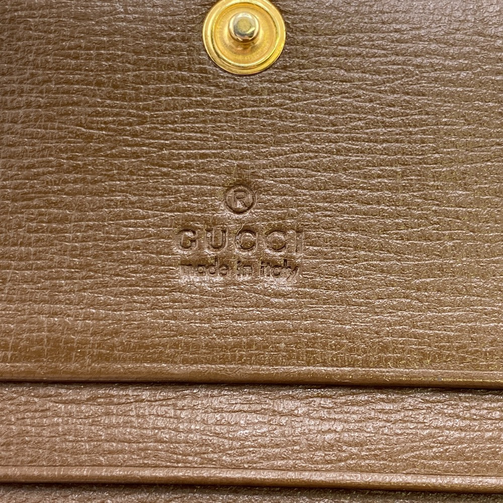 GUCCI Bifold Wallet 648848 GG Supreme Canvas, PVC Brown GG Supreme