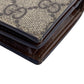 GUCCI Bifold Wallet 648848 GG Supreme Canvas, PVC Brown GG Supreme