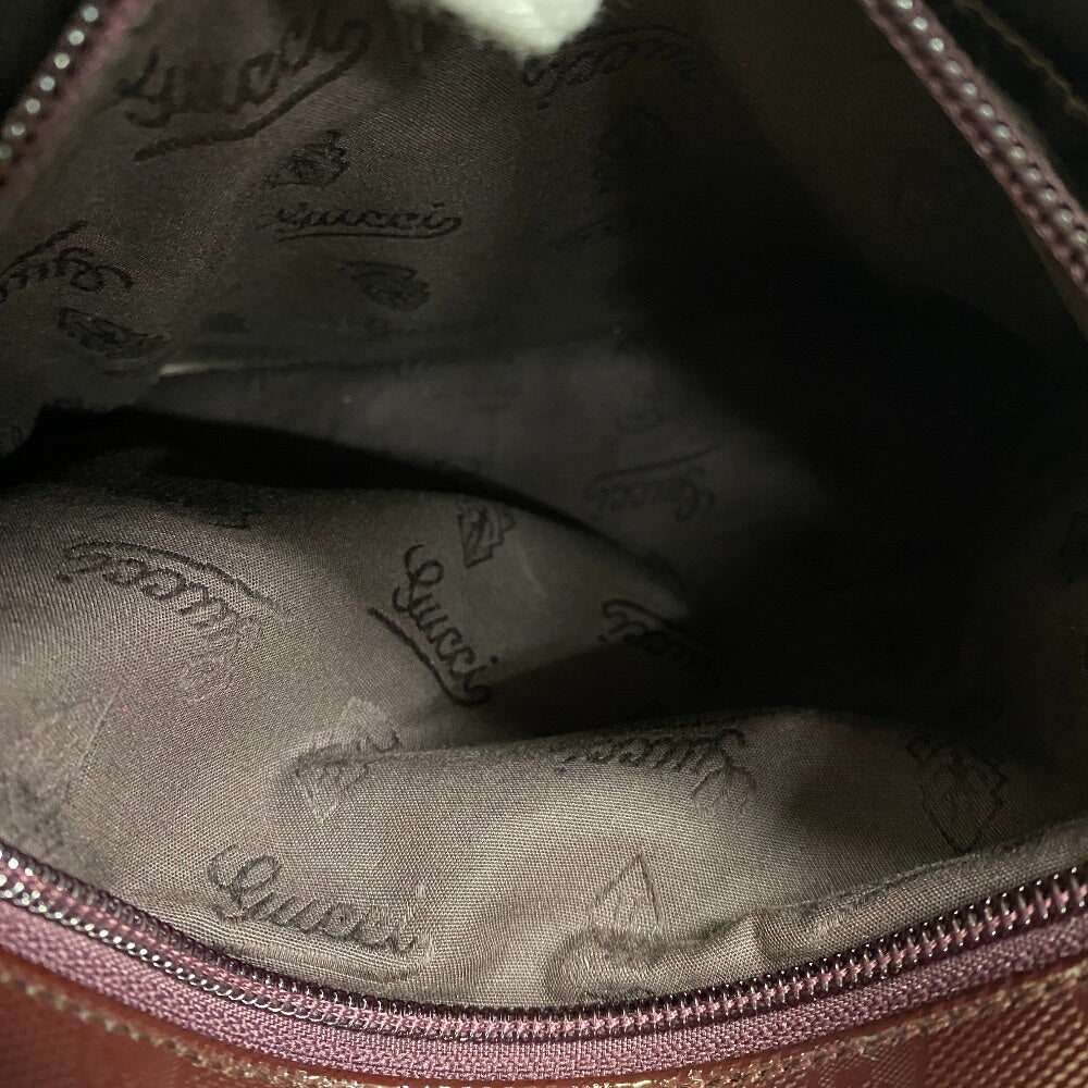 GUCCI Shoulder Bag 201732 PVC, Leather Brown GG implementation
