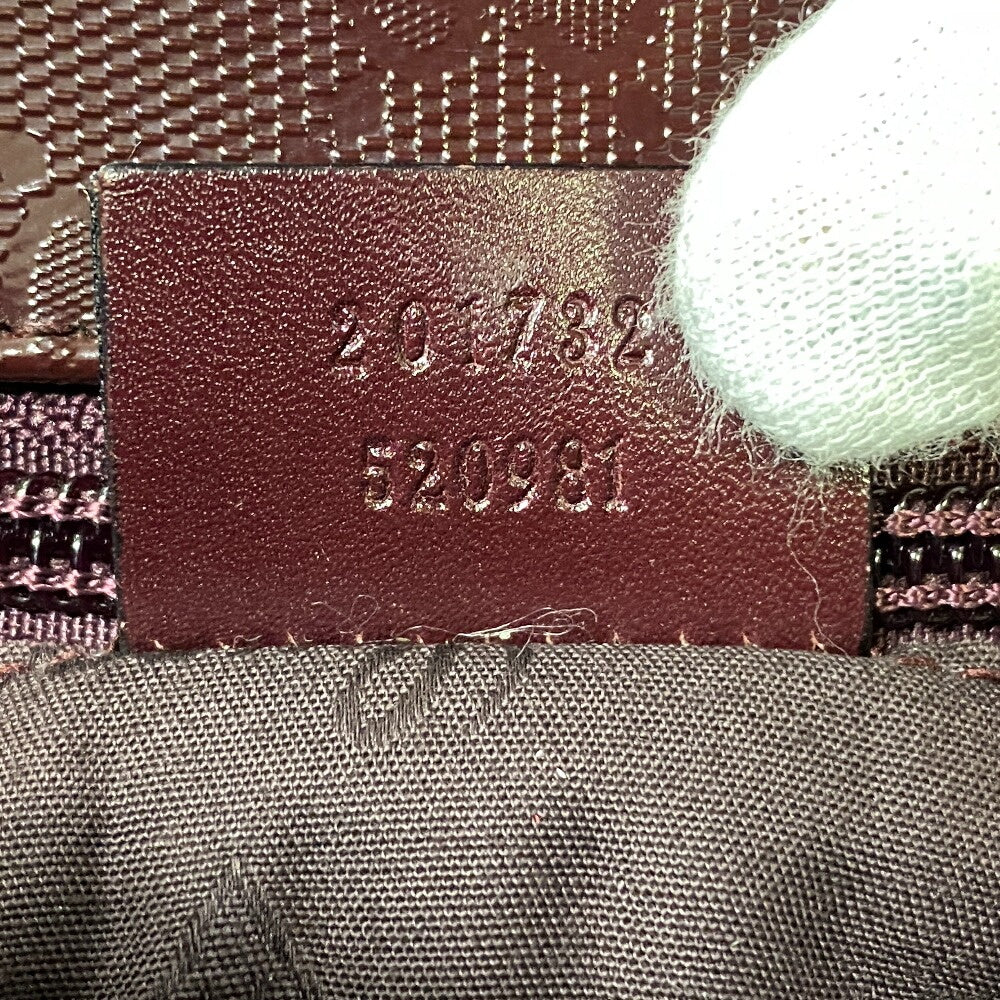 GUCCI Shoulder Bag 201732 PVC, Leather Brown GG implementation