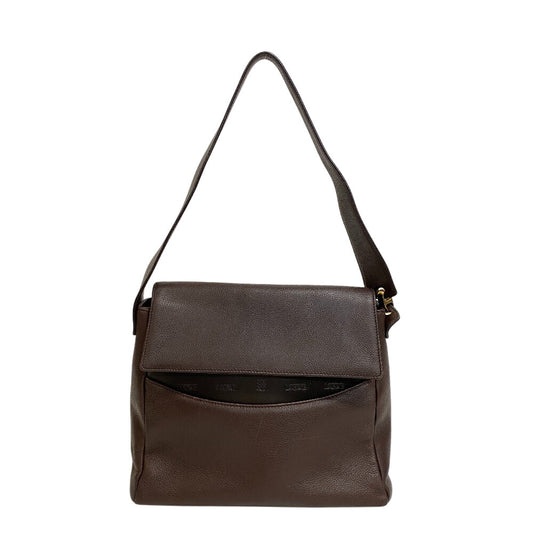 LOEWE Shoulder Bag Grain leather Brown
