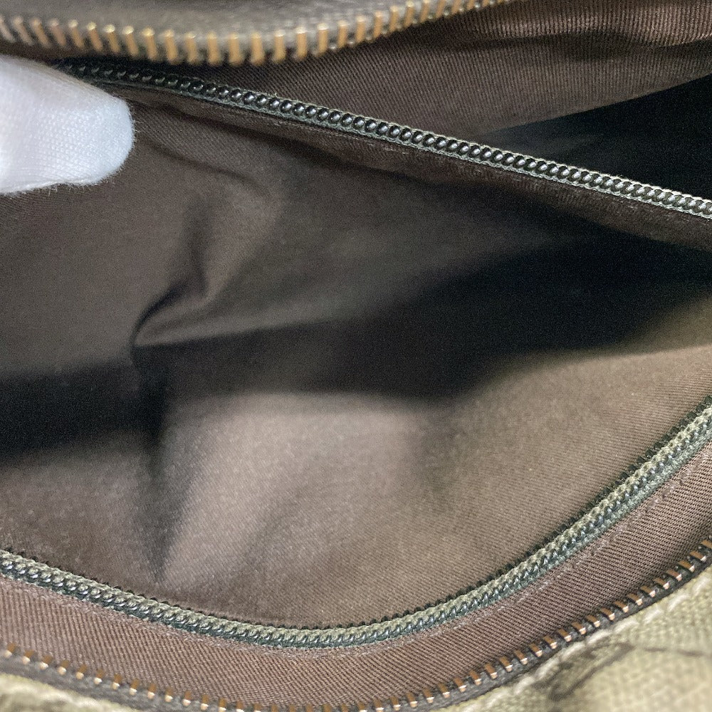 GUCCI Shoulder Bag 114531 PVC coated canvas Brown GG Supreme