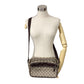 GUCCI Shoulder Bag 114531 PVC coated canvas Brown GG Supreme