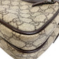 GUCCI Shoulder Bag 114531 PVC coated canvas Brown GG Supreme