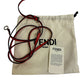 FENDI Handbag leather Red Micro peek-a-boo