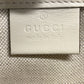 GUCCI Shoulder Bag 625782 leather white GG emboss