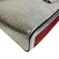 Christian Louboutin Shoulder Bag Leather, Canvas Silver