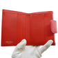 PRADA Bifold Wallet leather Red VITELLO MOVE FI