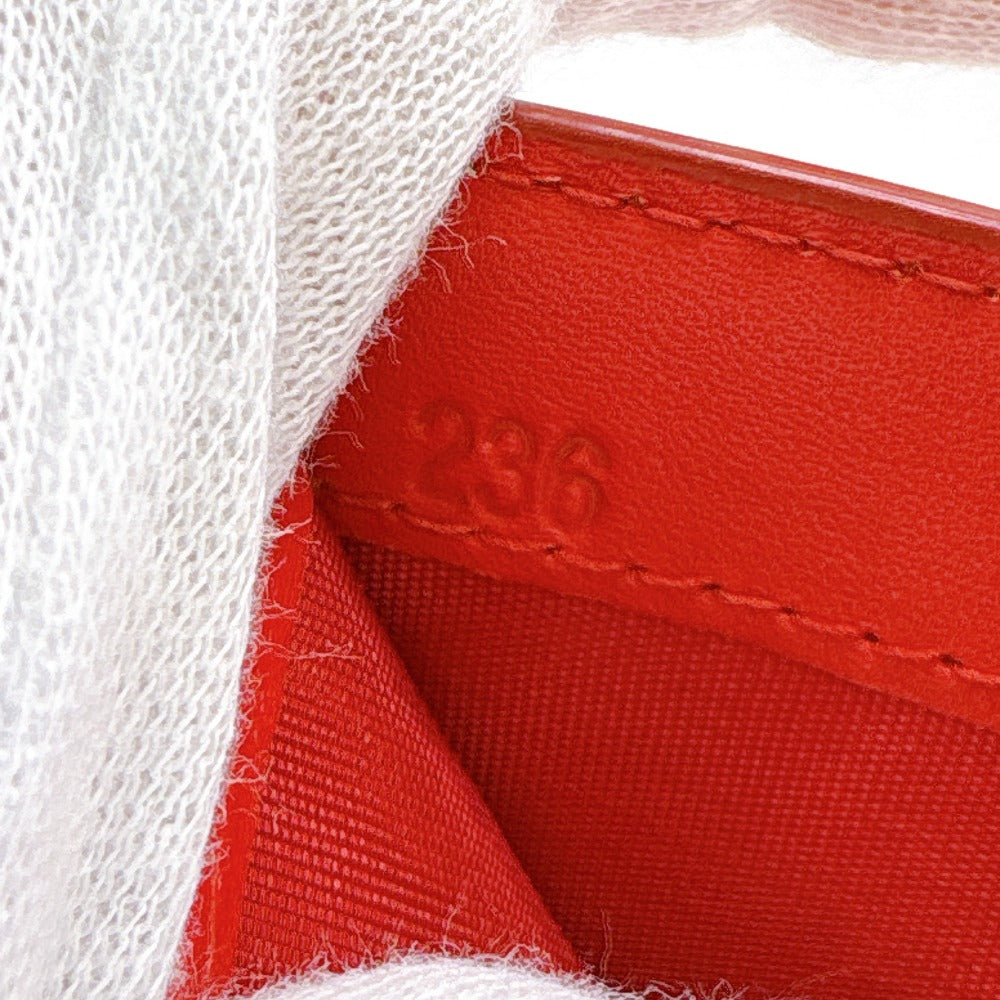 PRADA Bifold Wallet leather Red VITELLO MOVE FI