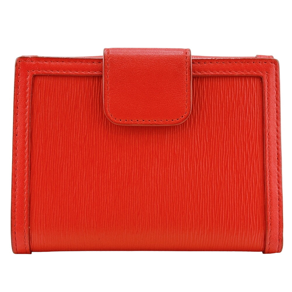 PRADA Bifold Wallet leather Red VITELLO MOVE FI