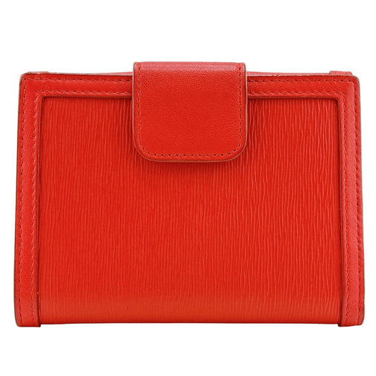 PRADA Bifold Wallet leather Red VITELLO MOVE FI