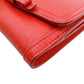 PRADA Bifold Wallet leather Red VITELLO MOVE FI