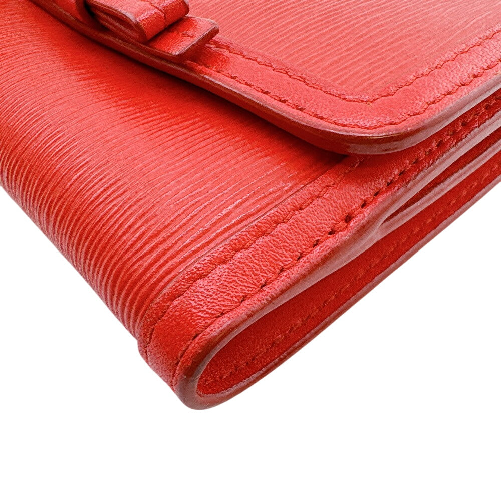 PRADA Bifold Wallet leather Red VITELLO MOVE FI