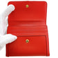 PRADA Bifold Wallet leather Red VITELLO MOVE FI