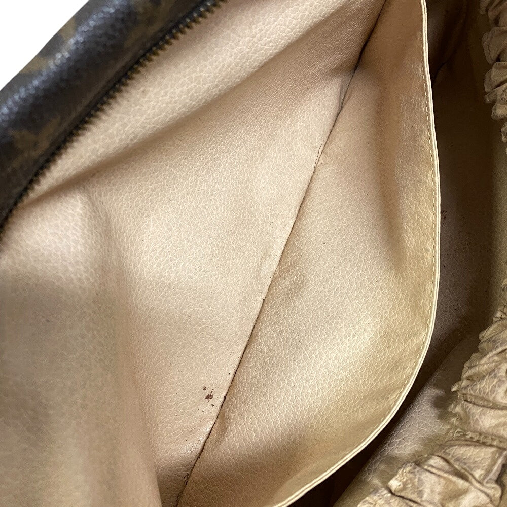 LOUIS VUITTON Clutch bag M47522 leather Brown Monogram Truth Cracking Ty 28