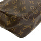 LOUIS VUITTON Clutch bag M47522 leather Brown Monogram Truth Cracking Ty 28