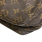 LOUIS VUITTON Clutch bag M47522 leather Brown Monogram Truth Cracking Ty 28