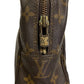 LOUIS VUITTON Clutch bag M47522 leather Brown Monogram Truth Cracking Ty 28