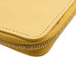 LOEWE Long Wallet Purse leather yellow Knot Zip Around Wallet