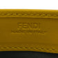 FENDI Long Wallet Purse 8M0251 leather yellow FF logo embossed Continental