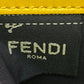 FENDI Long Wallet Purse 8M0251 leather yellow FF logo embossed Continental