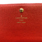 LOUIS VUITTON Long Wallet Purse M62086 leather Brown Monogram Portefeuille Sarah
