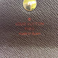 LOUIS VUITTON Tri-fold wallet N63067 leather Brown Damier Portefeuille Alexandra