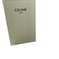 CELINE Long Wallet Purse leather white Large flap wallet