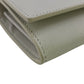 CELINE Long Wallet Purse leather white Large flap wallet
