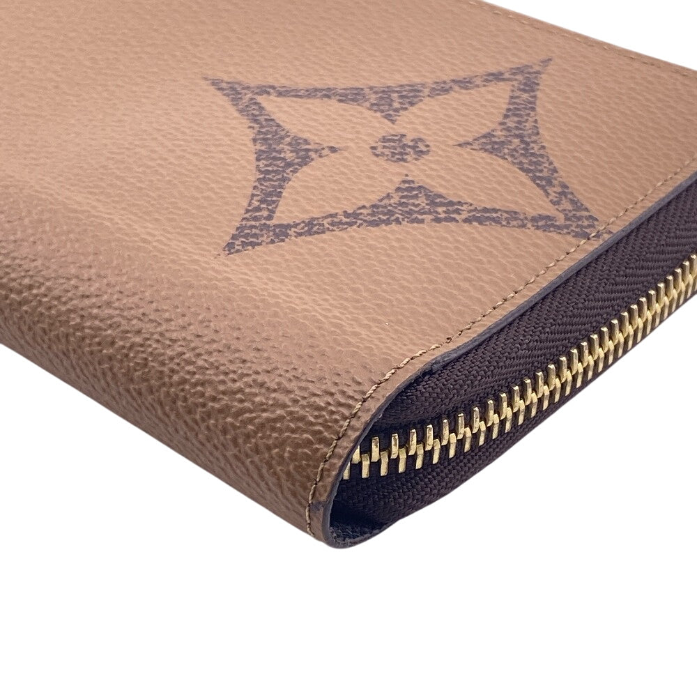 LOUIS VUITTON Long Wallet Purse M69353 leather Brown Monogram Giant Zippy wallet