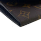 LOUIS VUITTON Long Wallet Purse M82157 leather Brown Monogram reverse Portefeuille Emily